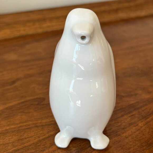 Baby Penguin Vintage Creamer 3.75" White Porcelain Winter Holiday Gift Idea - Picture 3 of 7